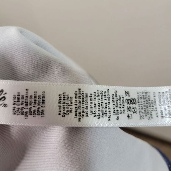 Mapale Striped Strappy Sexy Open Back Cheeky One Piece Swim Suit Size Small - Picture 10 of 11